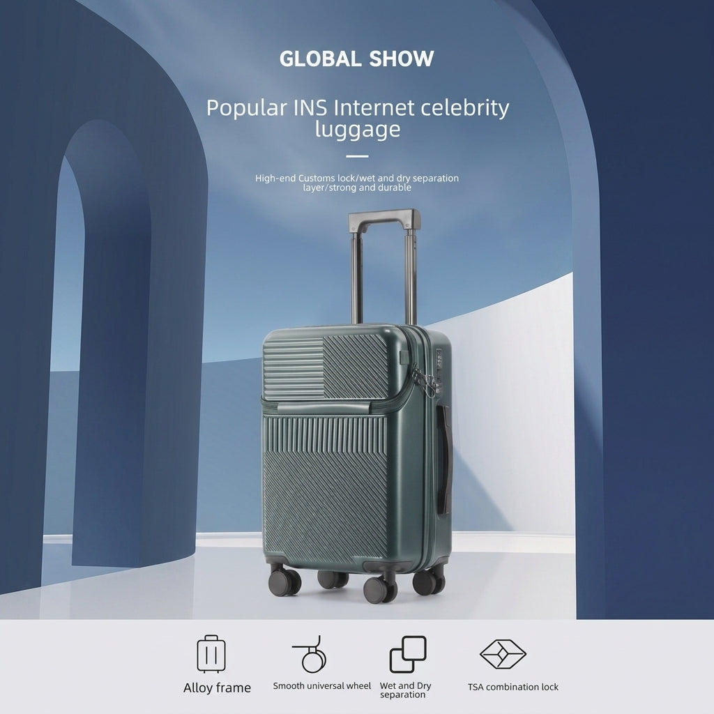 Multifunctional Travel Suitcase