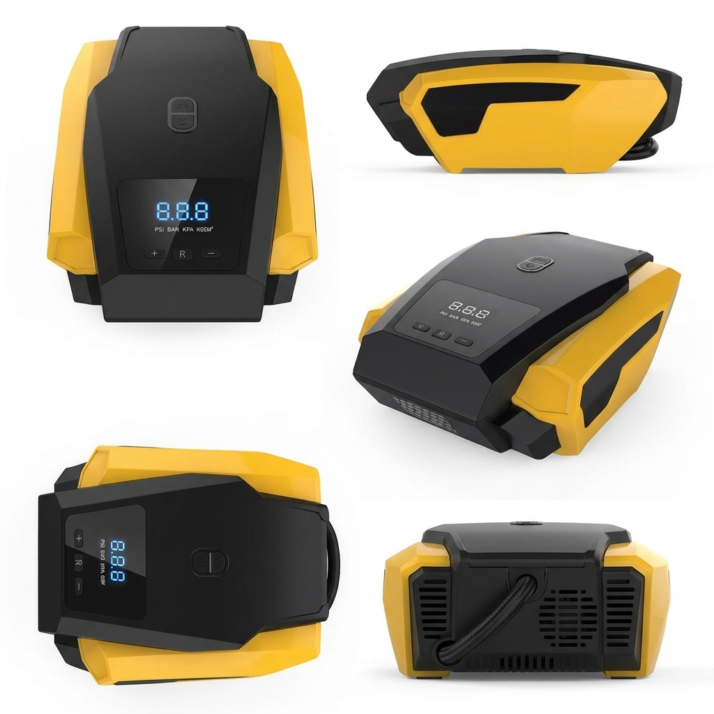 Electric Car Air Pump Inflator Tool