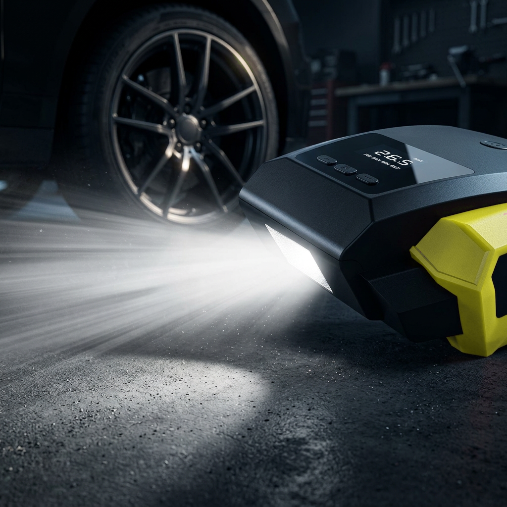 Electric Car Air Pump Inflator Tool