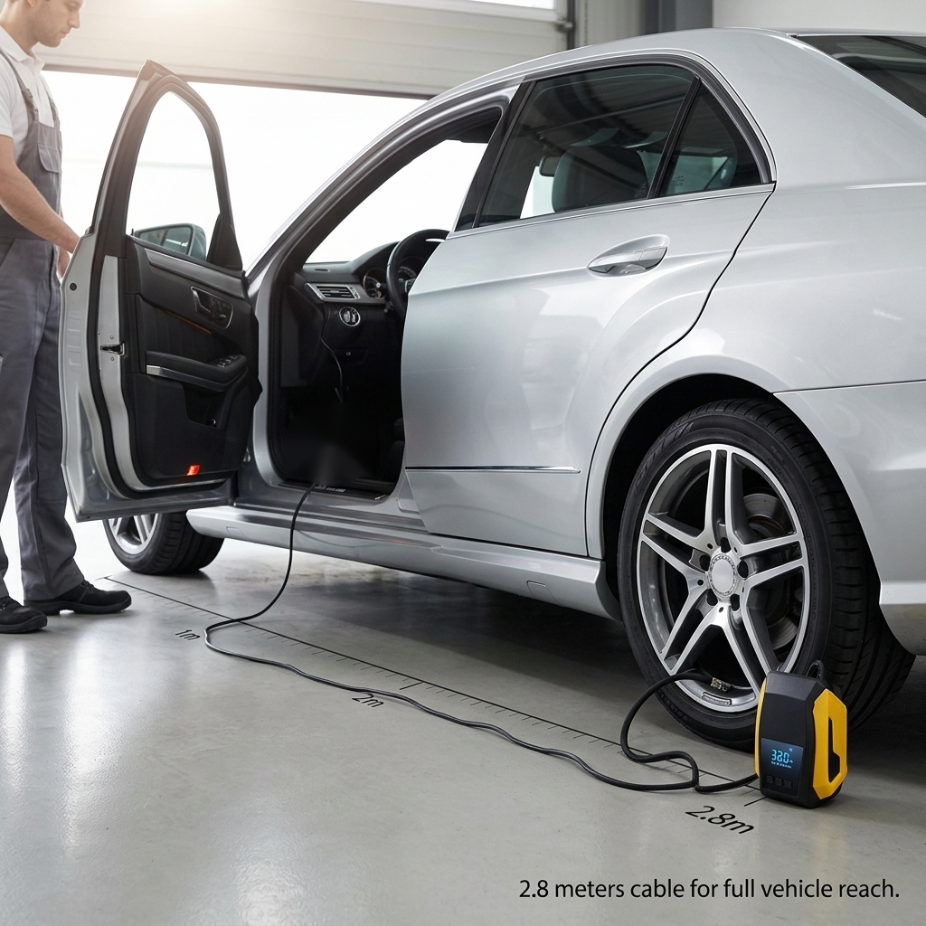 Electric Car Air Pump Inflator Tool